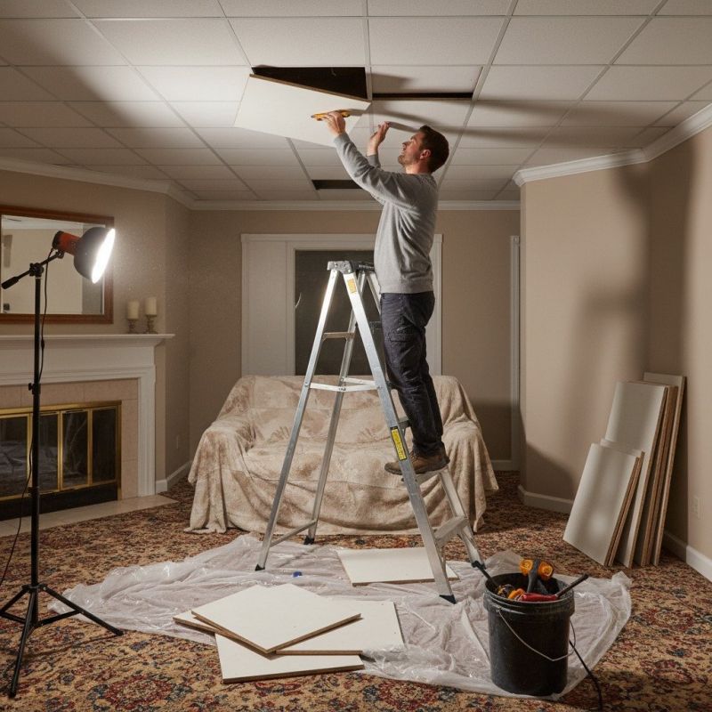 Stipple Ceiling Repair Service